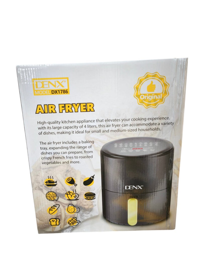 Denx Air Fryer 4 Litre Capacity and 2400W Power - Image 1