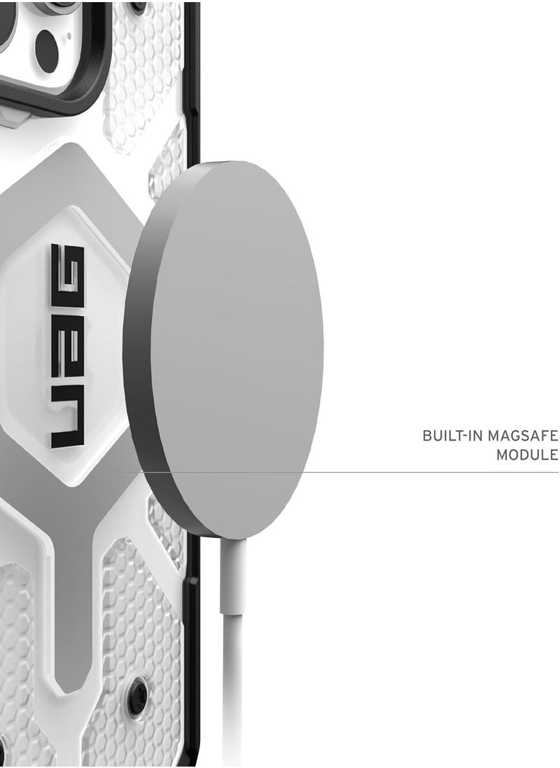 Urban Armor Gear - UAG Pathfinder Clear MagSafe for iPhone 16 PRO Case Cover [18 Feet Drop tested]  - Ice | Silver - Image 1