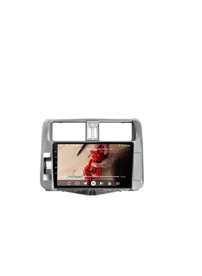 MNT Toyota Prado from 2010 to 2013 car screen from the car's infotainment system. It runs on Android and supports features such as Apple CarPlay and Android Auto, allowing you to easily connect your smartphone. It also offers a high display resolution of up to 1080 pixels, making it excellent for displaying information and maps clearly. - Image 5