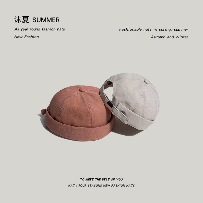 Versatile Fashion Beret Unisex Autumn Winter Black  - Image 4