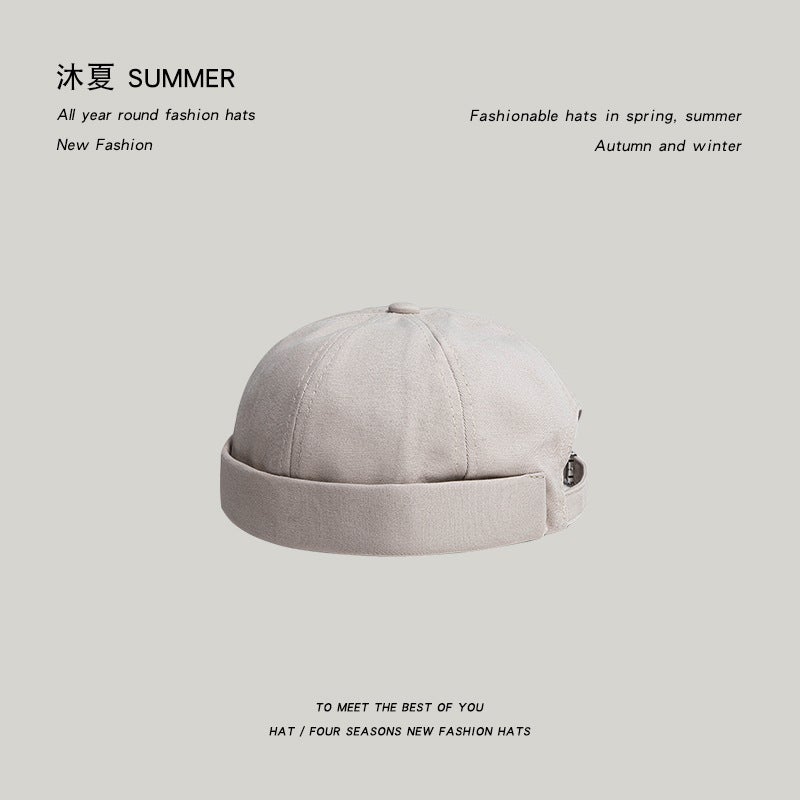 Versatile Fashion Beret Unisex Autumn Winter Black  - Image 5
