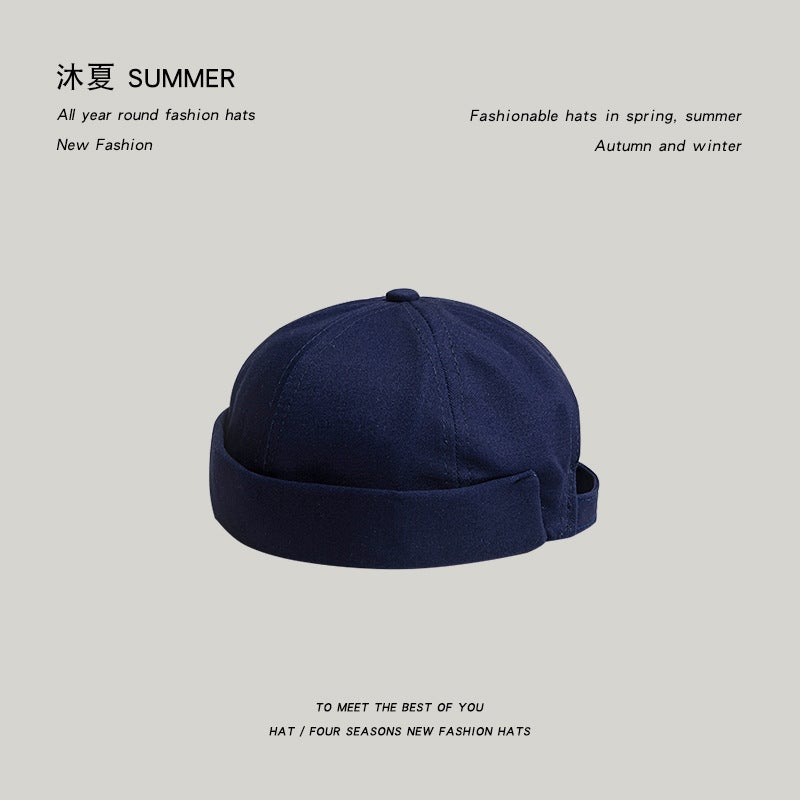 Versatile Fashion Beret Unisex Autumn Winter Black  - Image 2