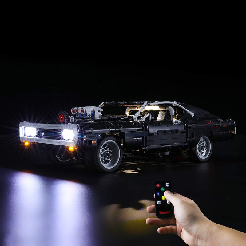 BRIKSMAX Led Lighting Kit for Technic Fast & Furious Dom’s Dodge Charger - Compatible with Lego 42111 Building Blocks Model- Not Include The Lego Set - Image 1