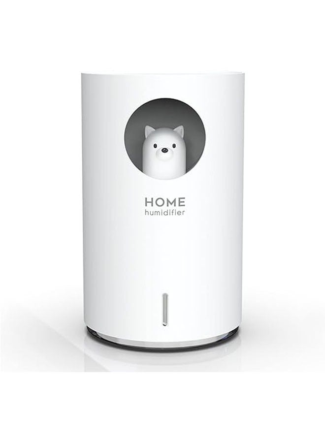 هوم مرطب هواء محمول صغير 700 مل مع ضوء ليلي ملون (7 ألوان) يصلح لغرف النوم والمكاتب وغرف الأطفال - Image 1