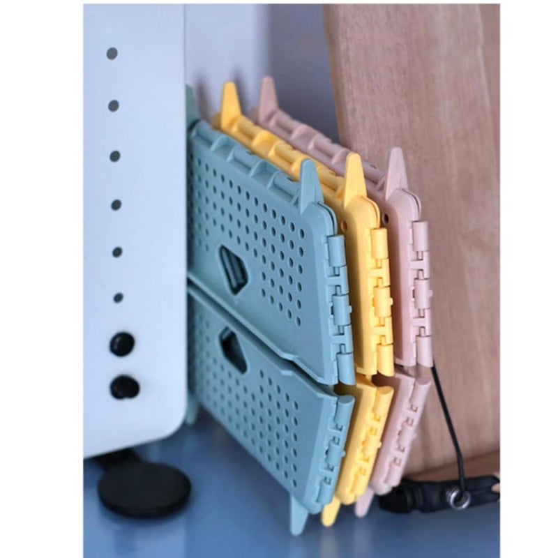 MVM Enterprise Plastic Collapsible Colander Foldable Drain Basket with Resting Feet Kitchen Food Strainer for Pasta Fruit Vegetables SpaceSaving BPAFree Dishwasher Safe - Image 2