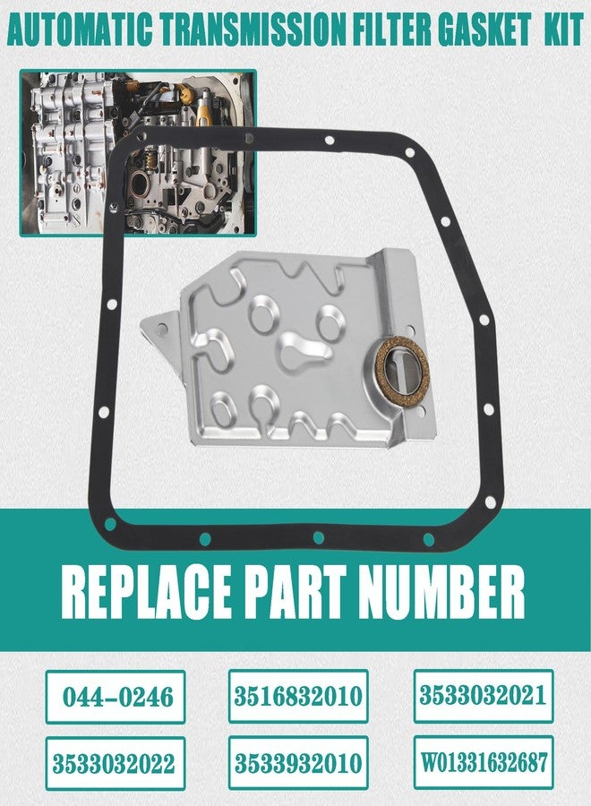 YzusGomumu Automatic Transmission Filter Kit Compatible with 1986-2001 Toyota Camry 1999-2001 Toyota Solara 1986-1989 1994-1999 Toyota Celica Replaces# 044-0246 58994 - Image 3