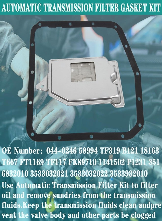 YzusGomumu Automatic Transmission Filter Kit Compatible with 1986-2001 Toyota Camry 1999-2001 Toyota Solara 1986-1989 1994-1999 Toyota Celica Replaces# 044-0246 58994 - Image 2