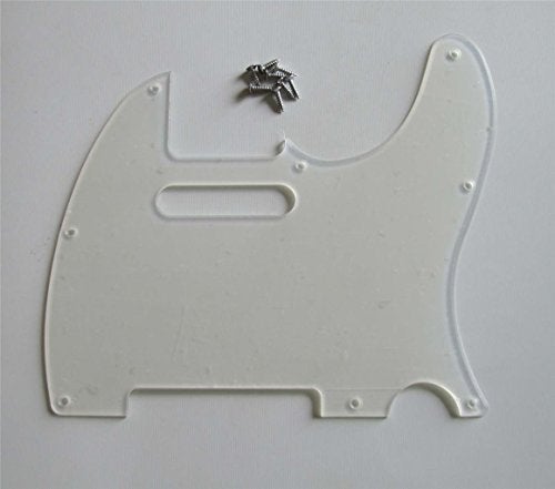 KAISH Clear 8 Hole Tele Style Pickguard TL Guitar Pick Guard Scratch Plate for Tele/Telecaster Transparent - Image 1