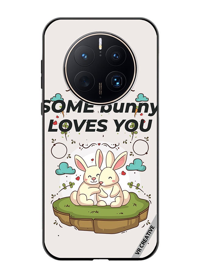 VR CREATIVE Protective Case Cover For Huawei Mate 50 Pro Love Bunny Design Multicolour - Image 1