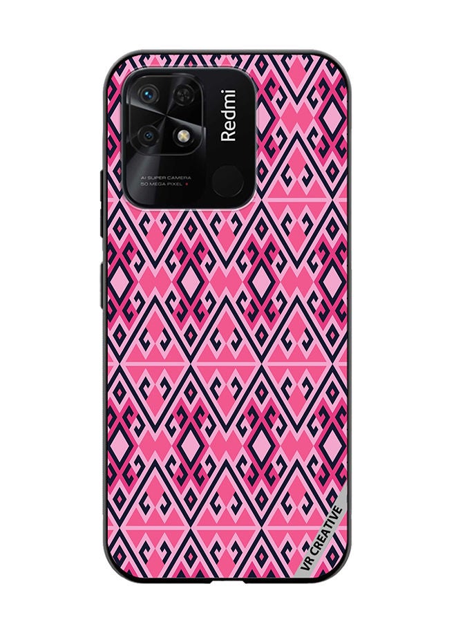 VR CREATIVE Protective Case Cover For Xiaomi Redmi 10C Strips Design Multicolour - Image 1