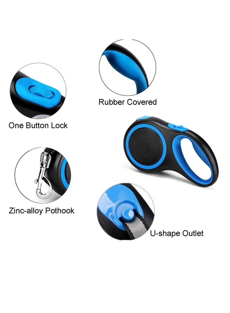 Zikra Retractable Dog Leash 3M, Automatic Comfortable Long Dog Leash for Pet Training, Walking, Running, Suitable for Small/Medium Dog, Puppy and Cat - Image 3