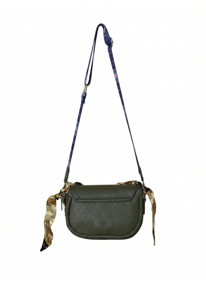 لايف ستيلاش  حقيبة كروس جلد بمشبك مغناطيسي - زيتي ZC-1 - Image 2