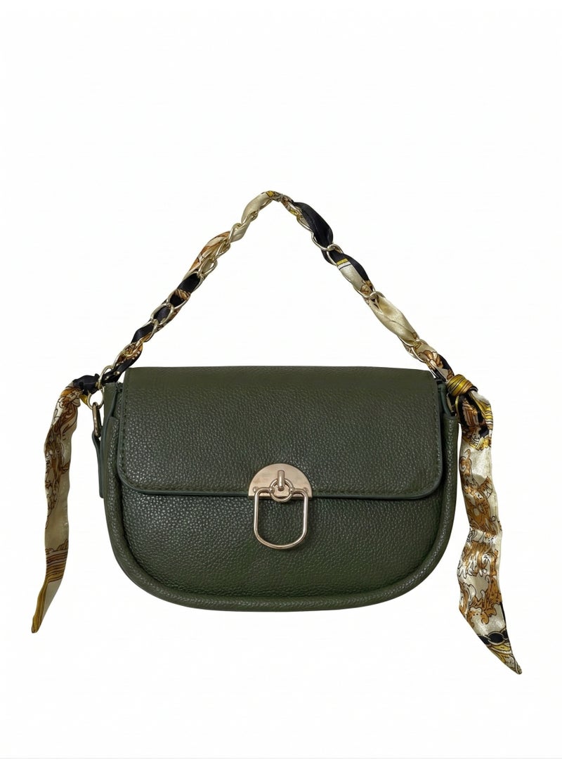 لايف ستيلاش  حقيبة كروس جلد بمشبك مغناطيسي - زيتي ZC-1 - Image 3