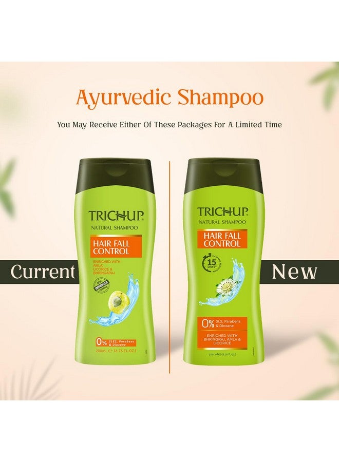 TRICHUP Hair Fall Control Herbal Hair Shampoo, 200Ml (Pack Of 3) - Image 5
