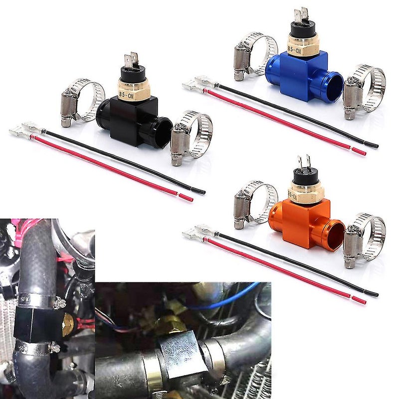 Durable Temperature Switch Radiator Fan Thermostat For Motorbike Cooling System black - Image 2