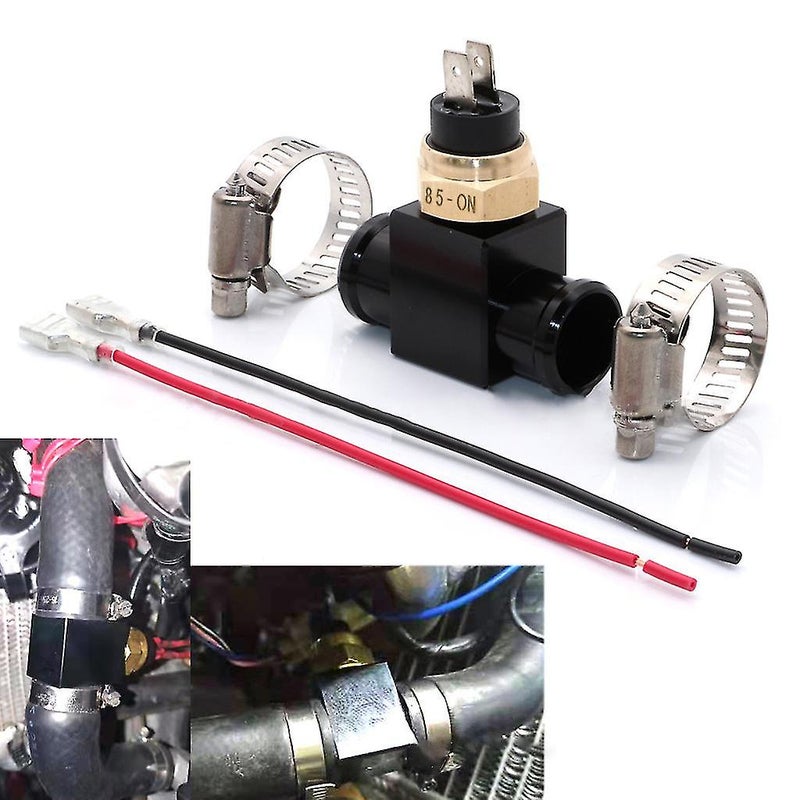 Durable Temperature Switch Radiator Fan Thermostat For Motorbike Cooling System black - Image 5