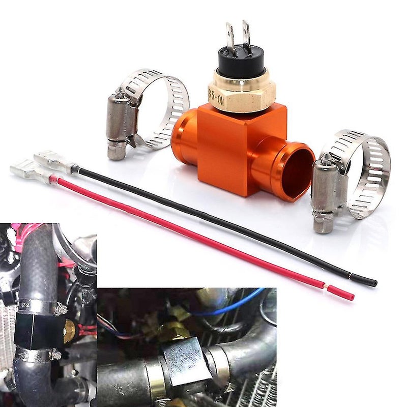 Durable Temperature Switch Radiator Fan Thermostat For Motorbike Cooling System black - Image 3