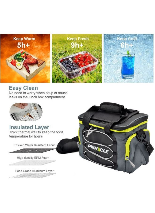 Winsor Cooler Bag 18.5L/24 CANS - Removable Shoulder Strap Collapsible Travel Cooler for Outdoor Travel Hiking Beach Picnic BBQ Party - Large Reusable Grocery Bags for 24-Can Capacity  - Image 4