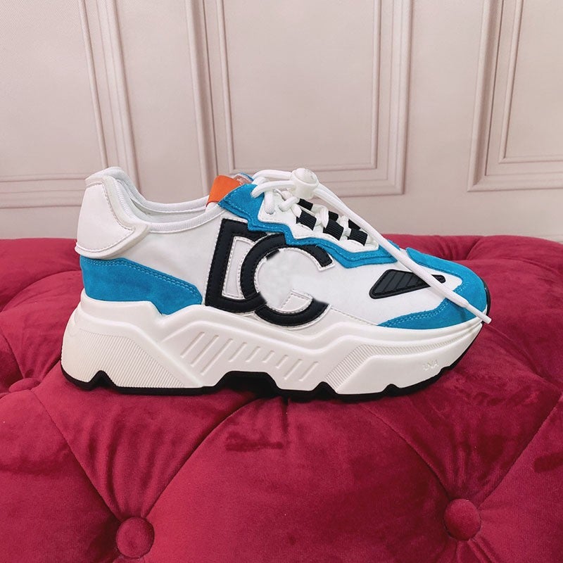 Europe Station 2023 New Cowhide Breathable Thick-Soled Mesh Shoes All-Match Increased Casual Sneaker For Men And Women - Image 5