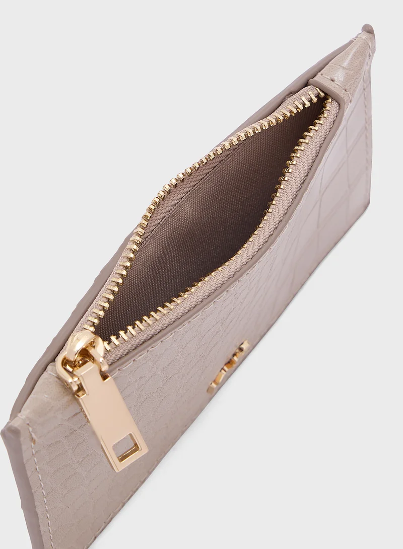 MANGO Crocodileeffect Cardholder