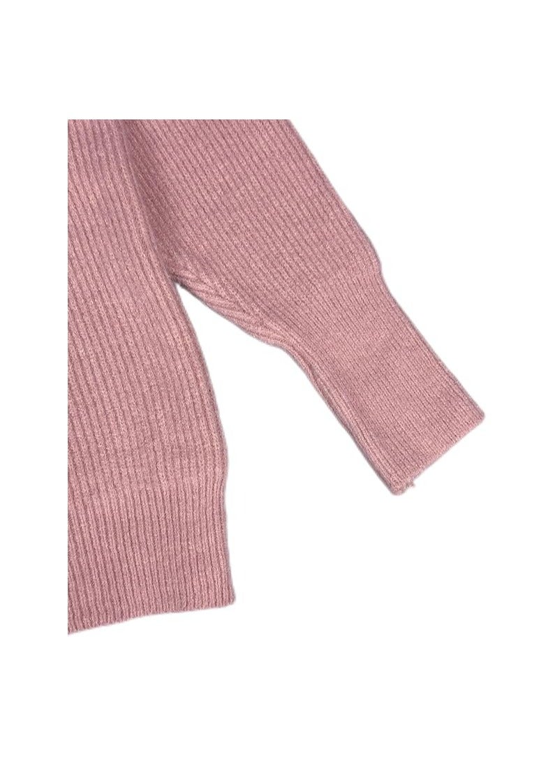 بونكا بلوفر وردى مضلع برقبة واسعة على شكل V للنساء والفتيات من بونكا - Image 2