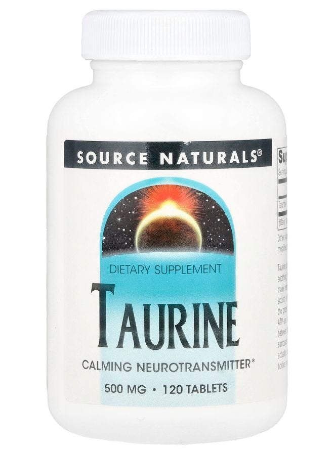 Taurine 500 mg 120 Tablets
