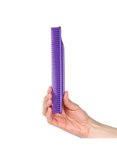 Allegro Combs 3-Row Detangling Comb, Wide Tooth Curl Defining Brush, Perfect for Women Curly Hair Stylists, Curl Defining Comb, Made In The USA, 1 Piece, Purple  - Image 1