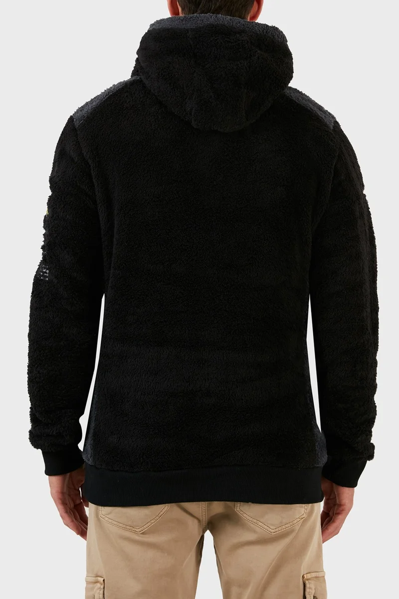 نورواي جيوغرافيكال Cotton Soft Texture Cold Resistant Hooded Polar Fleece Men's Polar Gymclass Shercoe