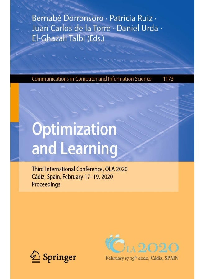 Optimization and Learning: Third International Conference, OLA 2020, Cádiz, Spain, February 17-19, 2020, Proceedings