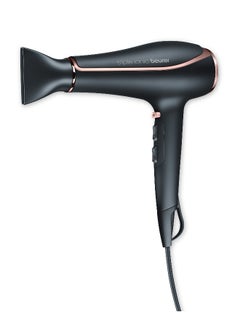 Beurer HC 80 Professional Hair Dryer, Powerful 2200W Motor, Ionic Technology for Frizz-Free Shine, Adjustable Heat And Speed Settings, Cool Shot Function, Lightweight And Ergonomic Design  - Image 2