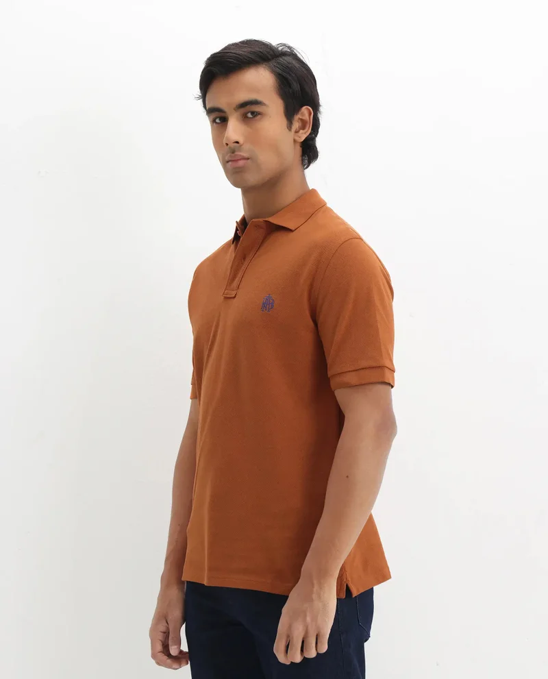 Rare Rabbit Men's Smart Polo With Embroidered Logo