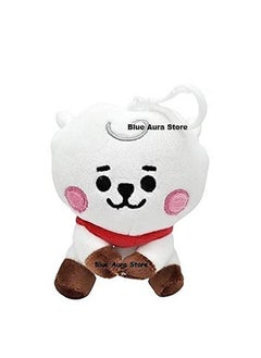 Blue Aura Blue Aura BTS Plush Toy RJ Sitting Stuffed Plush Toy with Key Hook (RJ) Height -11 CM  - Image 3