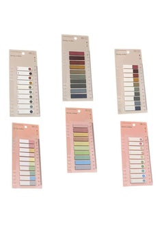 Y&D Sticky Index Tabs, 1200 pages Page Markers Tabs Flags Colored for Bookmarks Reading Notes Books Files Highlighting Writable Fluorescence with Ruler Marking Classify File  - Image 4