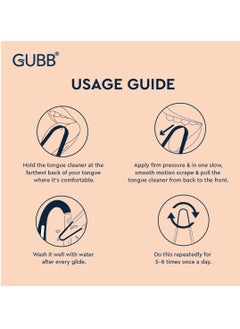 GUBB GUBB Copper Tongue Cleaner For Kids & Adults | Ayurvedic Tongue Scraper For Bad Breath (With Handle) - Pack of 2  - Image 4