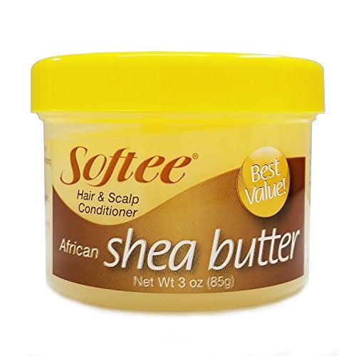 Softee African Shea Butter Hair & Scalp Conditione​r, Yellow , 3 Oz - Image 1