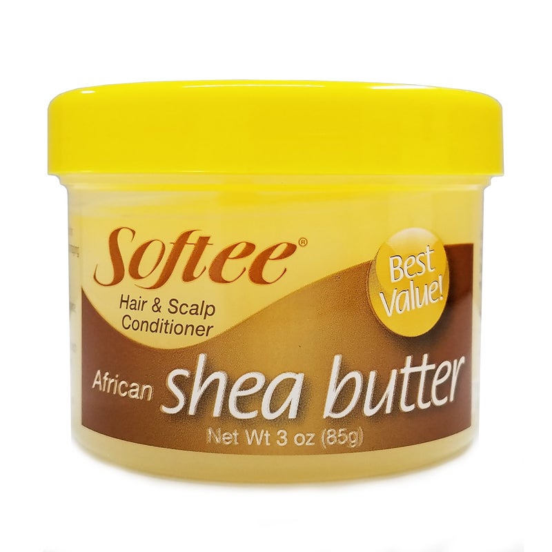 Softee African Shea Butter Hair & Scalp Conditione​r, Yellow , 3 Oz - Image 3