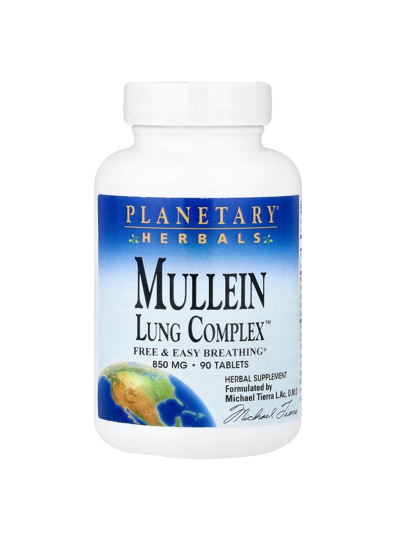 Mullein, Lung Complex, 90 Tablets