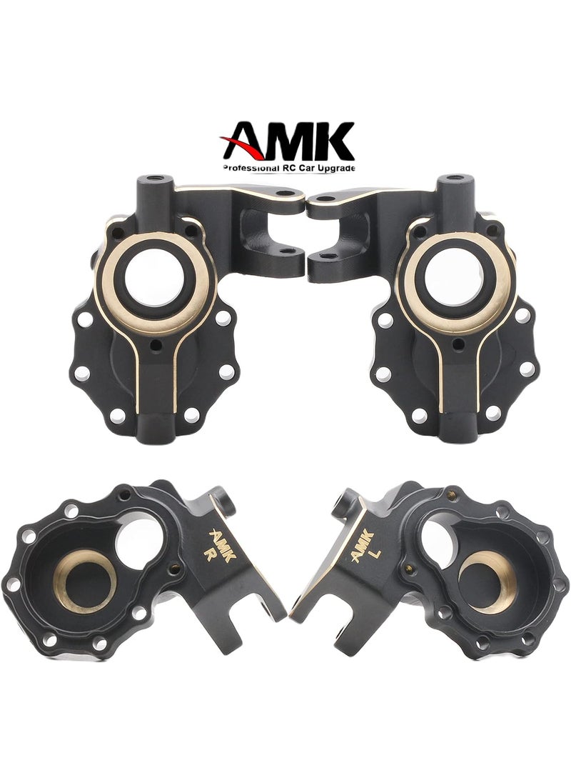 AMK TRX4 Brass Brass Caster Blocks Steering Knuckle Rear Axle Mount Housings Inner Brass Counter Weight for 110 RC Crawler TRX6 TRX4 Upgrade Parts B 6in1  - Image 5