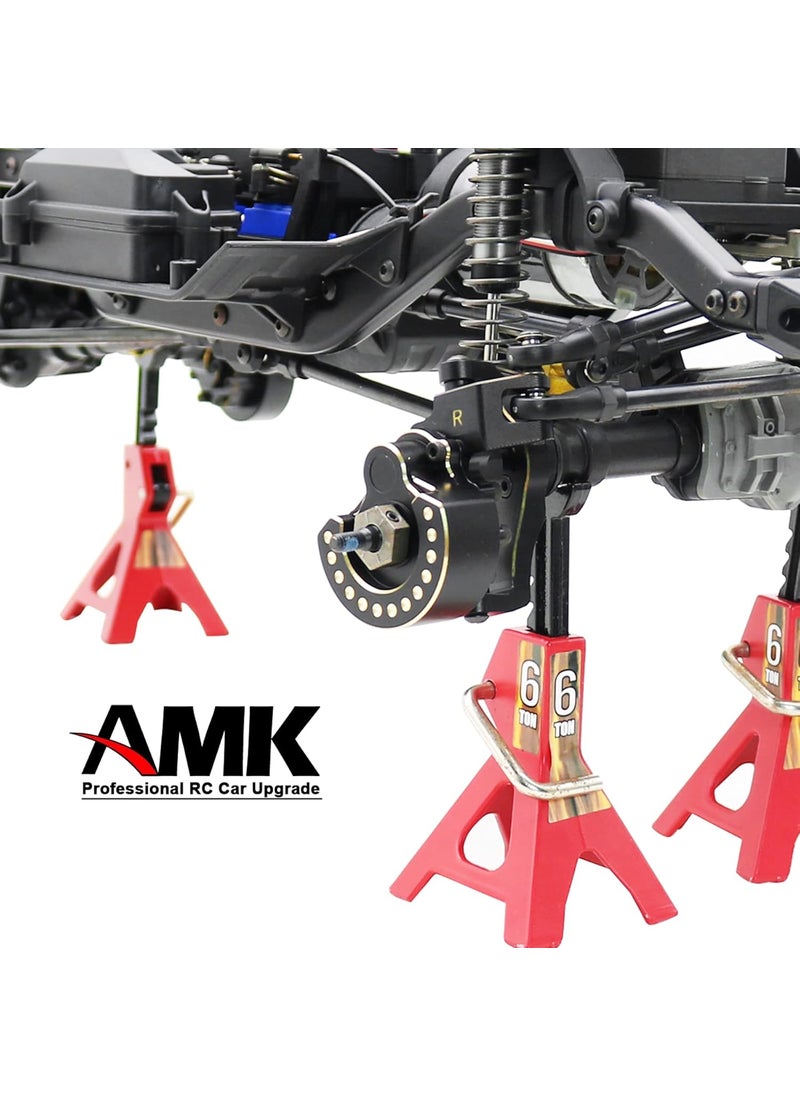 AMK TRX4 Brass Brass Caster Blocks Steering Knuckle Rear Axle Mount Housings Inner Brass Counter Weight for 110 RC Crawler TRX6 TRX4 Upgrade Parts B 6in1  - Image 2
