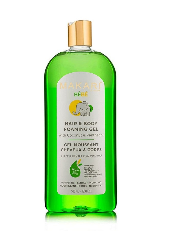 MAKARI Bebe 3 Piece Shower Gift Set - Foaming Gel, Cleansing Milk & Oil, Gentle, Nourishing & Calming Bath Routine for Newborn and Up, Hypoallergenic & Paraben-Free Baby Care Products - Image 2
