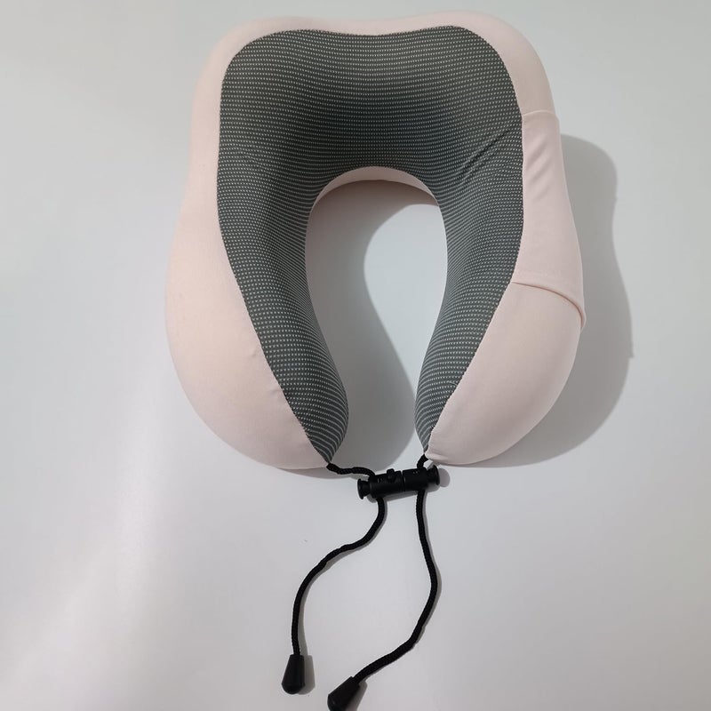 jidachuang Neck Pillow for Traveling Memory Foam Travel Pillow for Airplanes for Adult (C-Pink) - Image 4