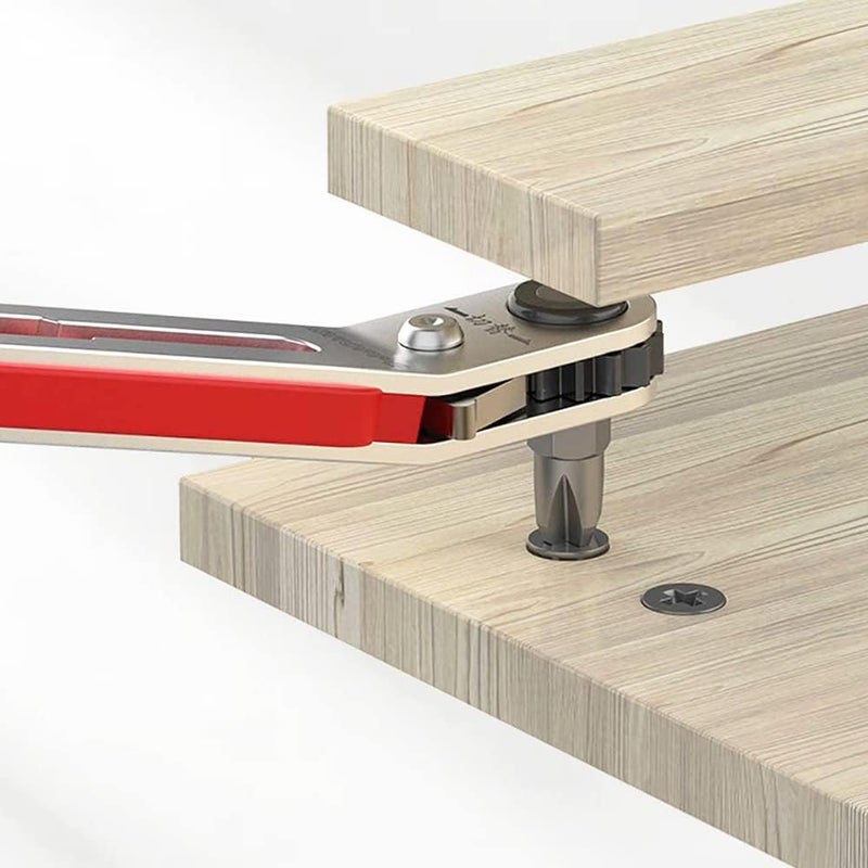 Eyech Mini Ratchet Wrench Screwdriver14 Inch Hex Screwdriver Bit Drive Ratchet Wrench Elbow Head  Flat Head Reversible Drive Handle - Image 3