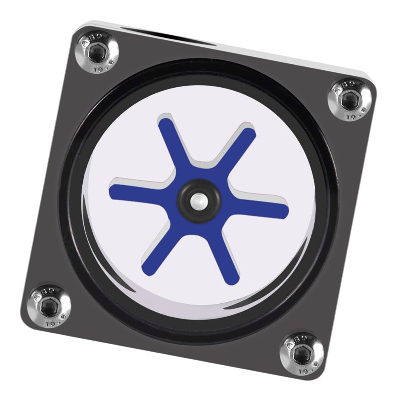 PC Water Cooling Flow Meter Indicator - 6 Impeller High-Quality POM Acrylic Water Flow Meter for PC Water Cooling System with Silicone Sealing Ring Easy Install - Image 4