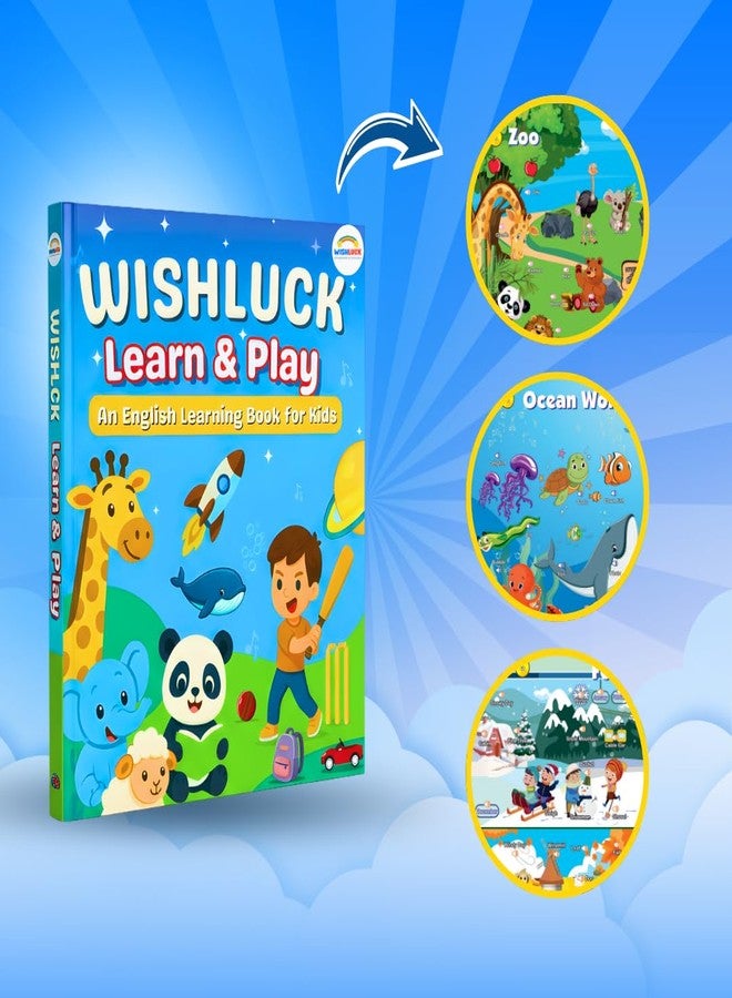 WishLuck Learn and Play Sound Book with Smart Start Math Talking Book for Kids Educational Audio Books for Toddlers Age 2 3 4 5 Early Learning Numbers Shapes English Learning Combo - Image 4