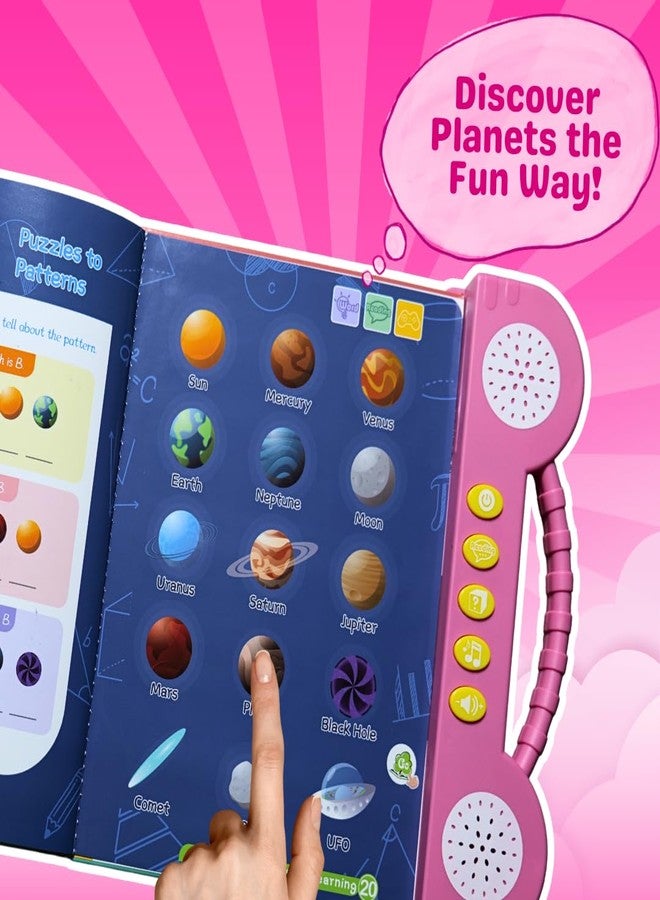 WishLuck Learn and Play Sound Book with Smart Start Math Talking Book for Kids Educational Audio Books for Toddlers Age 2 3 4 5 Early Learning Numbers Shapes English Learning Combo - Image 3