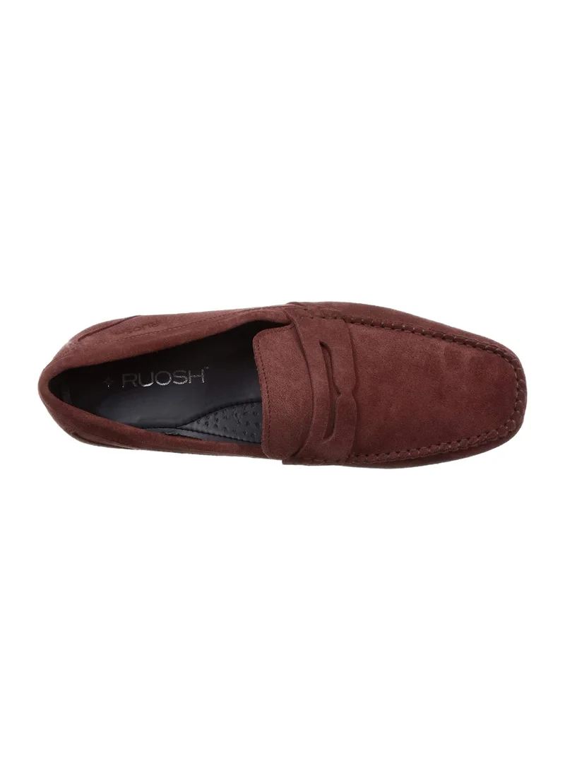RUOSH Mens Classic Loafer Slip on Driving Comfort Leather Work Office Formal Occasion Party Casual Wear Italian Design Anti Skid Padded Insole Fashion Premium Shoes