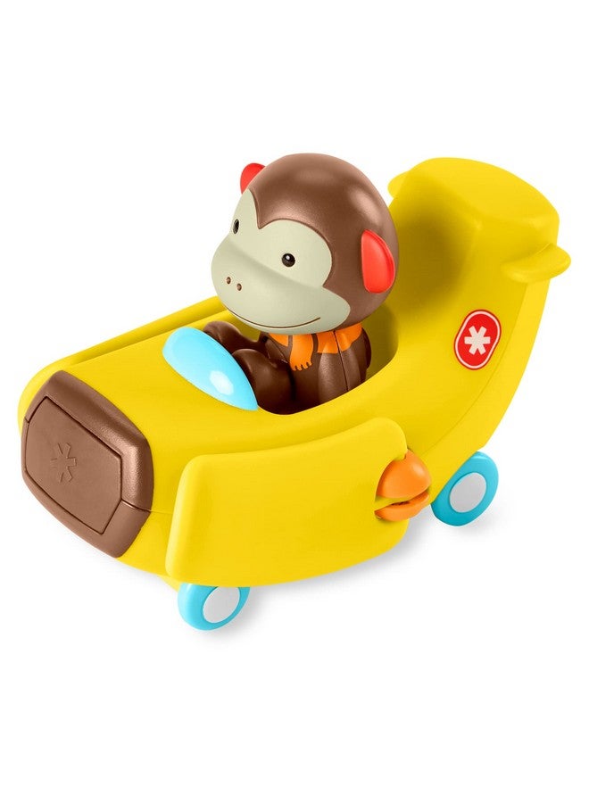 Skip Hop Toddler Cause & Effect Toy for Toddlers 2+, Car Plane Toy with Monkey Figurine, Zoo Crew - Image 3