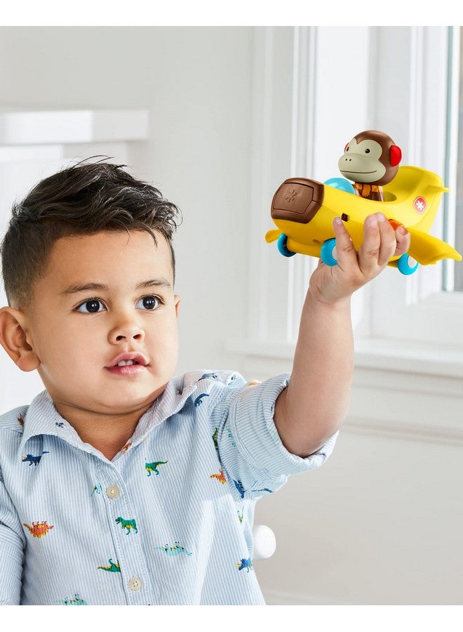 Skip Hop Toddler Cause & Effect Toy for Toddlers 2+, Car Plane Toy with Monkey Figurine, Zoo Crew - Image 2