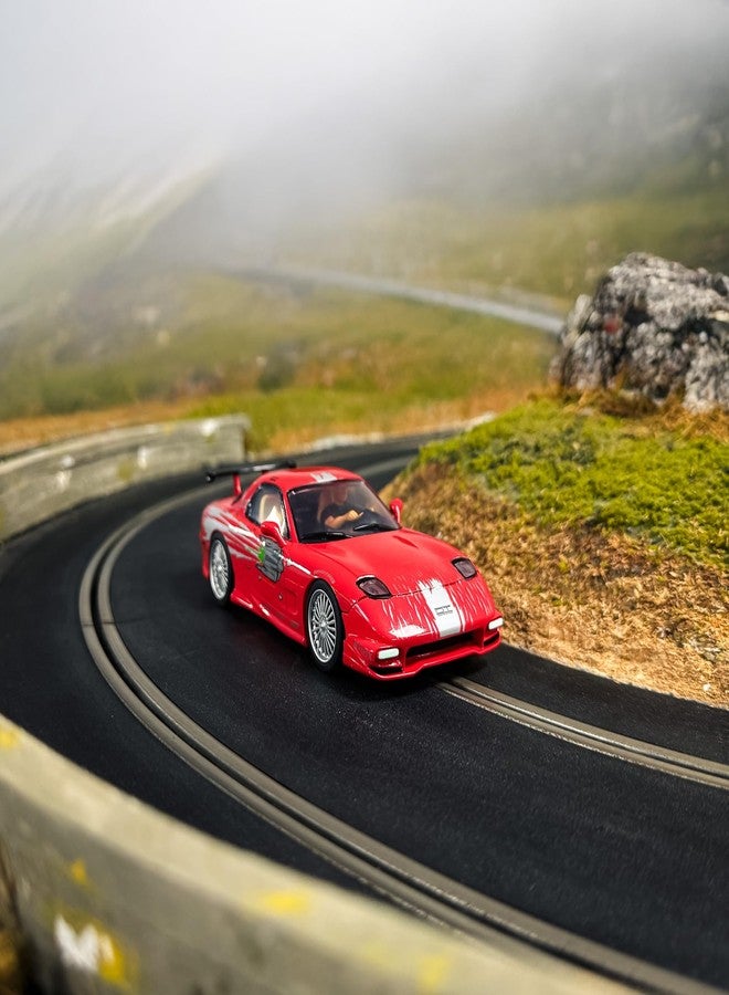 سكيليكستريك سيارة سباق Scalextric C4592 The Fast and The Furious - Mazda RX7 - Dom Toretto - سيارة سباق مصغرة للاستخدام مع مضامير السباق ومجموعة كاملة - أفكار هدايا للأطفال والكبار، ملحقات Scalextric - Image 5