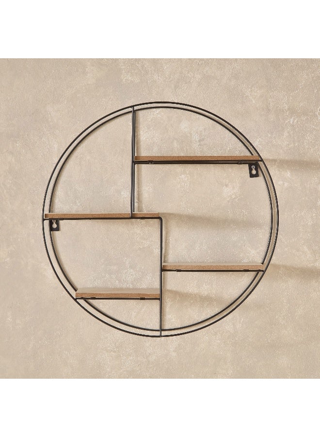 Home Box رف حائط معدني قابل للطي سيرا مع ألواح MDF 50 x 50 x 10 سم - Image 2